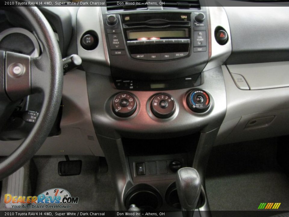 2010 Toyota RAV4 I4 4WD Super White / Dark Charcoal Photo #18