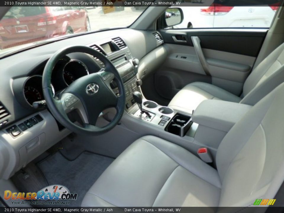 2010 Toyota Highlander SE 4WD Magnetic Gray Metallic / Ash Photo #10