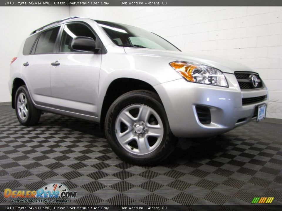 2010 Toyota RAV4 I4 4WD Classic Silver Metallic / Ash Gray Photo #1