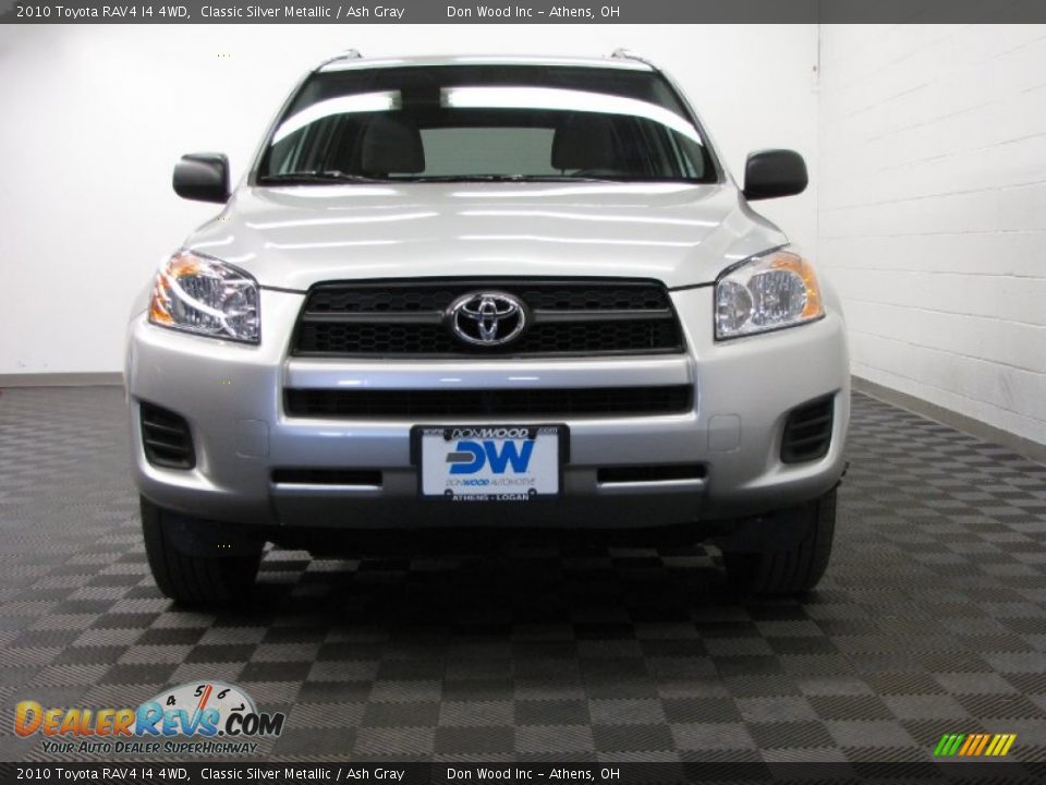 2010 Toyota RAV4 I4 4WD Classic Silver Metallic / Ash Gray Photo #2