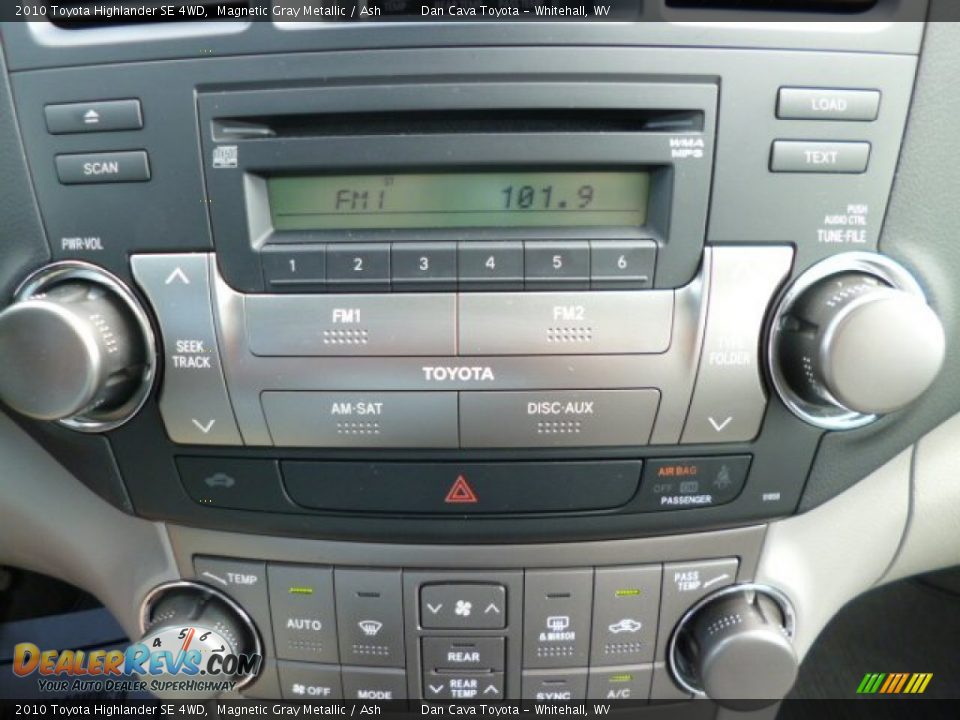 2010 Toyota Highlander SE 4WD Magnetic Gray Metallic / Ash Photo #14