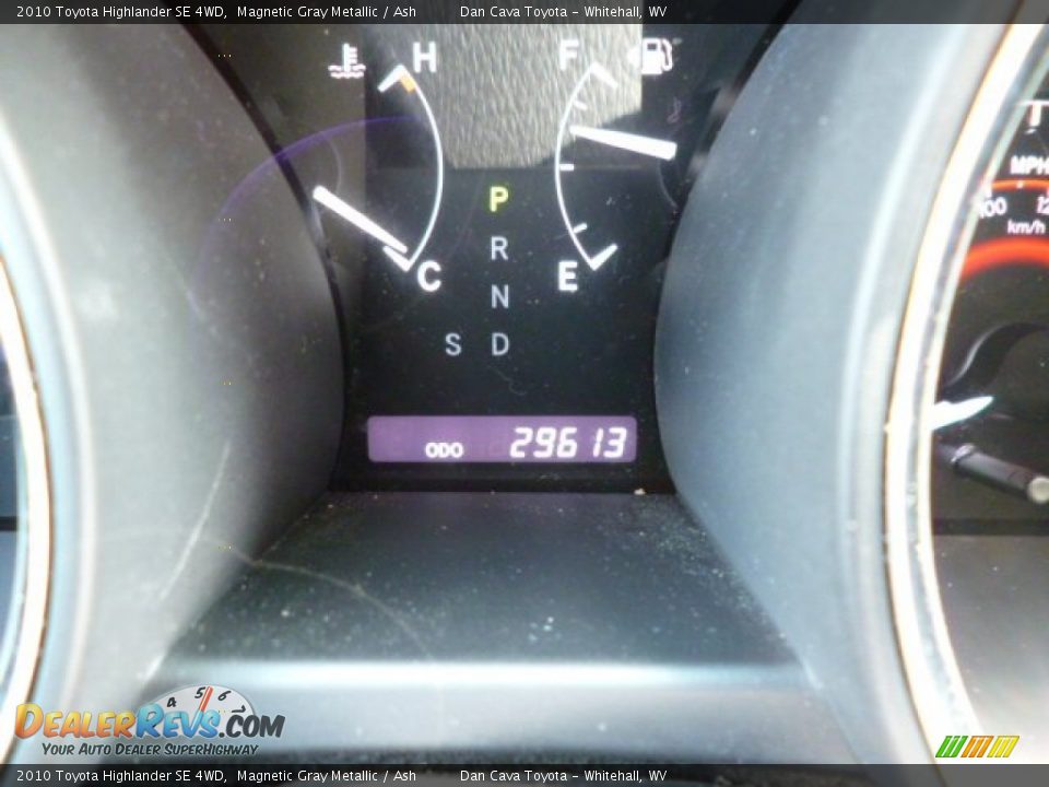 2010 Toyota Highlander SE 4WD Magnetic Gray Metallic / Ash Photo #15