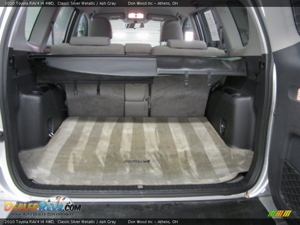 2010 Toyota RAV4 I4 4WD Classic Silver Metallic / Ash Gray Photo #4