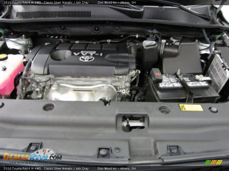 2010 Toyota RAV4 I4 4WD Classic Silver Metallic / Ash Gray Photo #5