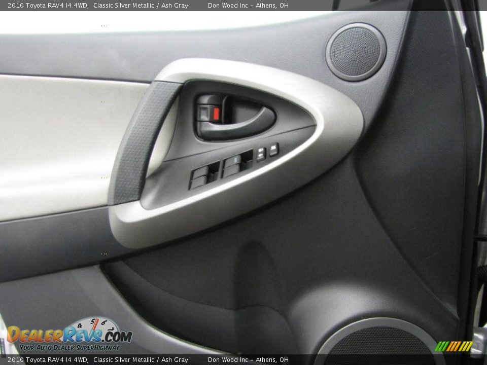 2010 Toyota RAV4 I4 4WD Classic Silver Metallic / Ash Gray Photo #10