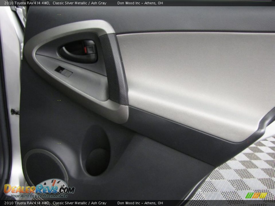 2010 Toyota RAV4 I4 4WD Classic Silver Metallic / Ash Gray Photo #13