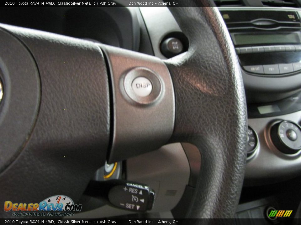 2010 Toyota RAV4 I4 4WD Classic Silver Metallic / Ash Gray Photo #16