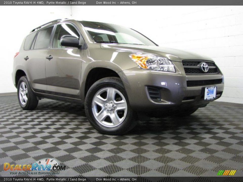 2010 Toyota RAV4 I4 4WD Pyrite Metallic / Sand Beige Photo #1