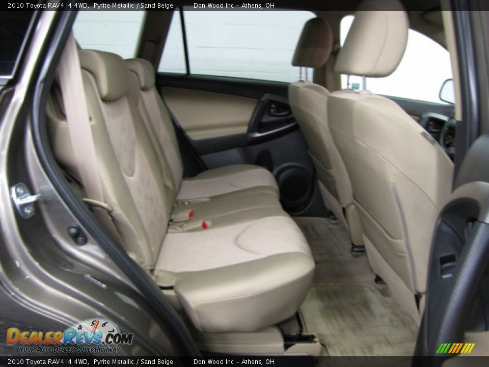2010 Toyota RAV4 I4 4WD Pyrite Metallic / Sand Beige Photo #8