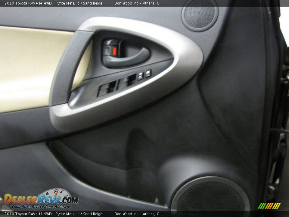 2010 Toyota RAV4 I4 4WD Pyrite Metallic / Sand Beige Photo #10