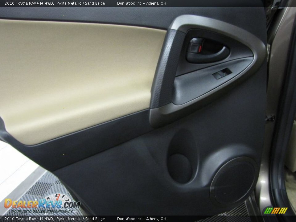 2010 Toyota RAV4 I4 4WD Pyrite Metallic / Sand Beige Photo #11