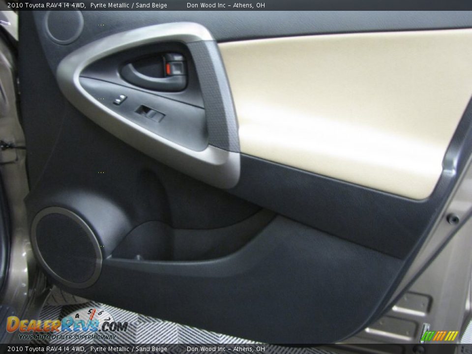 2010 Toyota RAV4 I4 4WD Pyrite Metallic / Sand Beige Photo #13