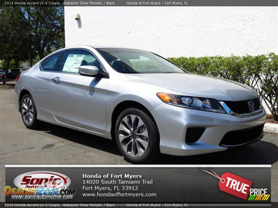 2013 Honda Accord LX-S Coupe Alabaster Silver Metallic / Black Photo #1