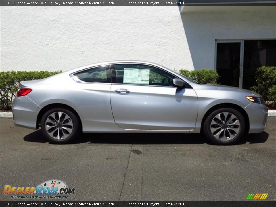 2013 Honda Accord LX-S Coupe Alabaster Silver Metallic / Black Photo #2
