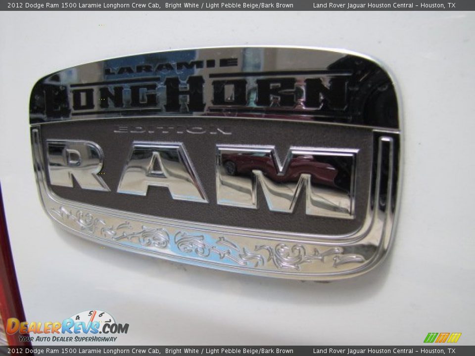 2012 Dodge Ram 1500 Laramie Longhorn Crew Cab Bright White / Light Pebble Beige/Bark Brown Photo #11