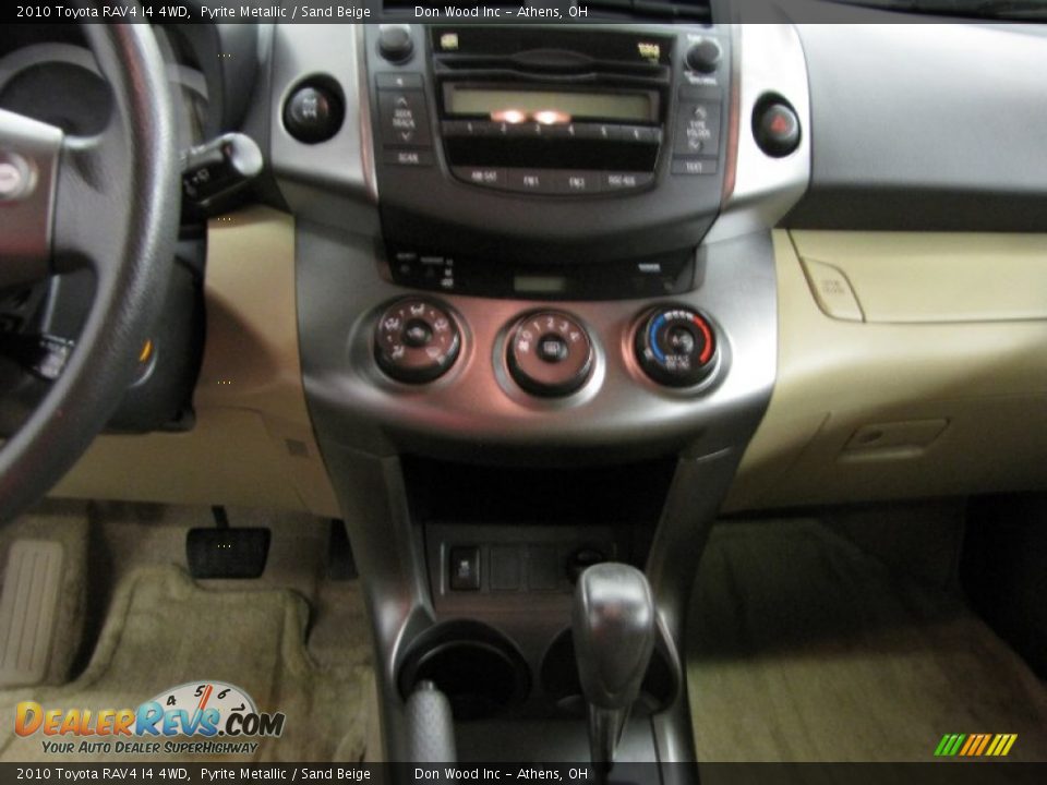 2010 Toyota RAV4 I4 4WD Pyrite Metallic / Sand Beige Photo #20
