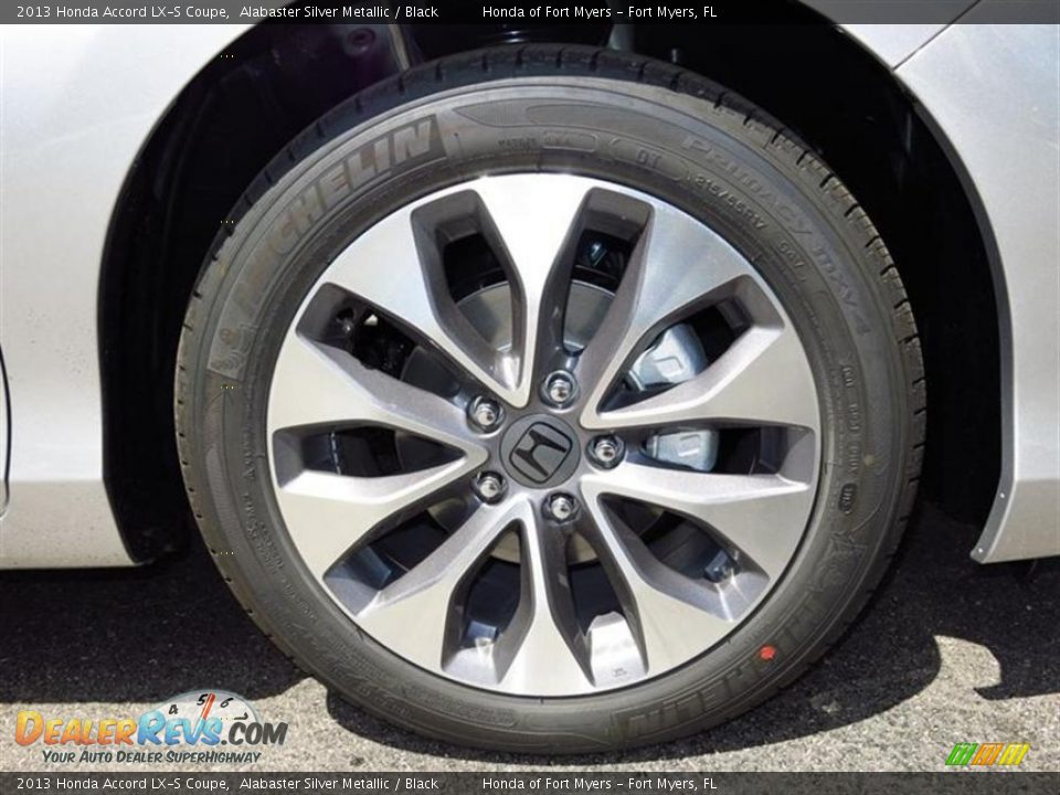 2013 Honda Accord LX-S Coupe Alabaster Silver Metallic / Black Photo #4