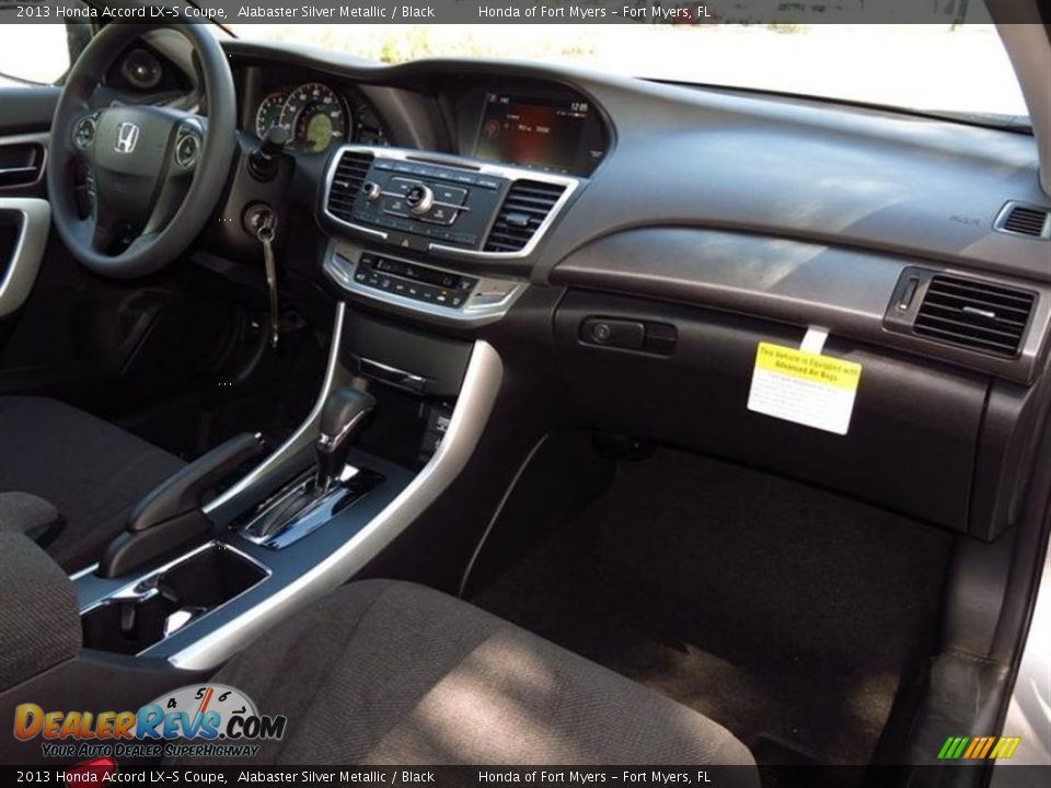 2013 Honda Accord LX-S Coupe Alabaster Silver Metallic / Black Photo #5