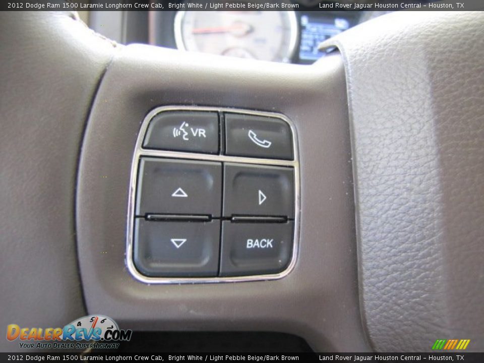 2012 Dodge Ram 1500 Laramie Longhorn Crew Cab Bright White / Light Pebble Beige/Bark Brown Photo #18