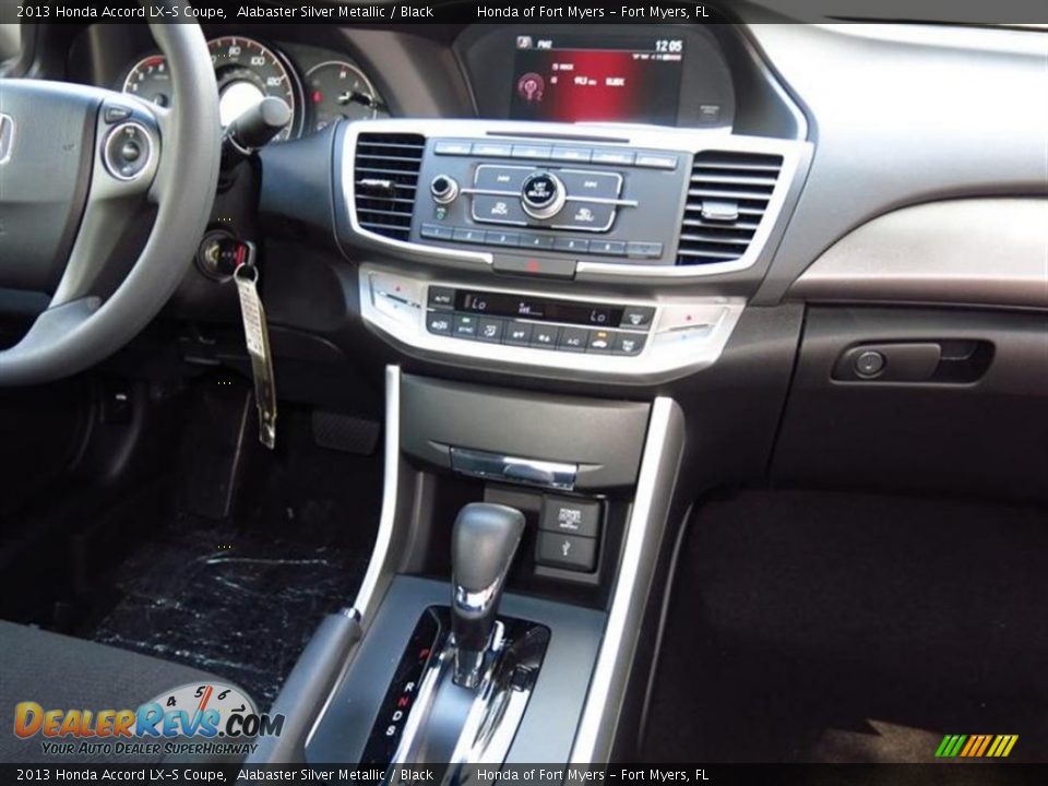 2013 Honda Accord LX-S Coupe Alabaster Silver Metallic / Black Photo #7