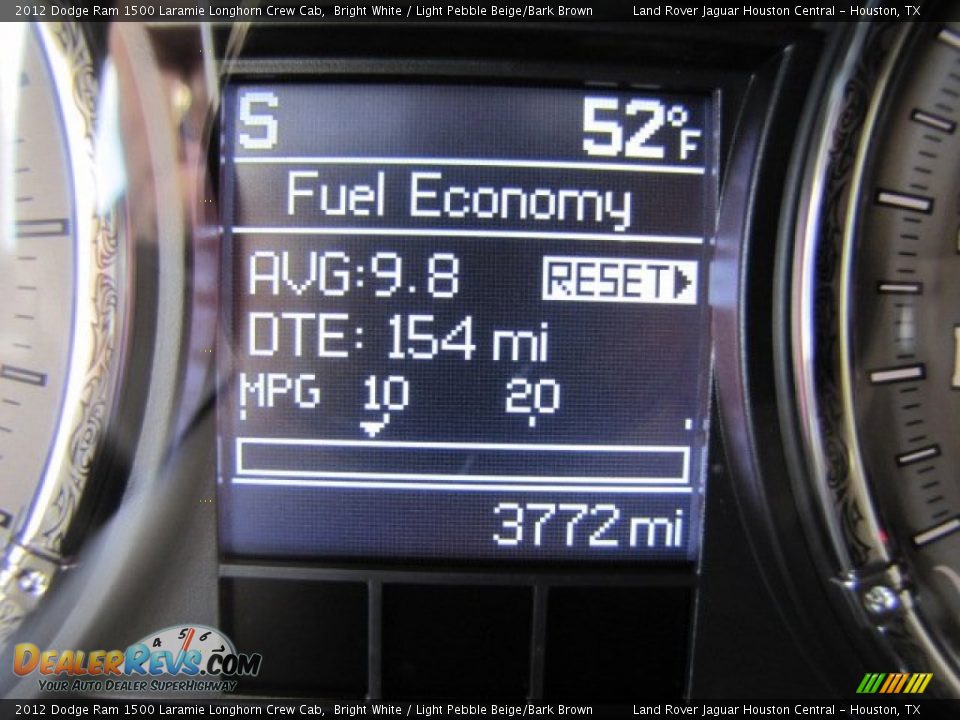 2012 Dodge Ram 1500 Laramie Longhorn Crew Cab Bright White / Light Pebble Beige/Bark Brown Photo #21