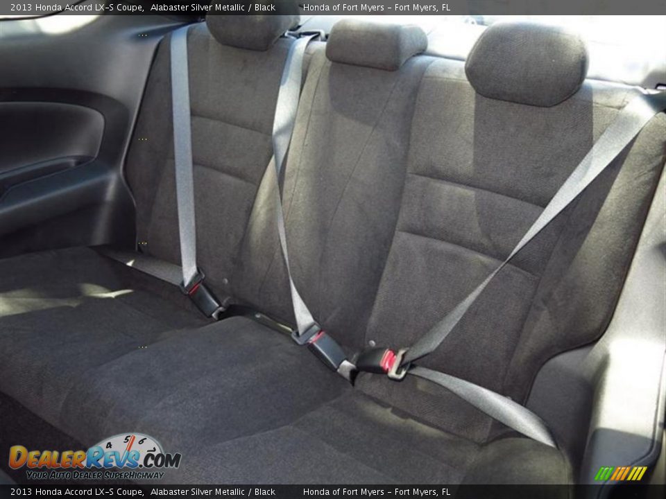 2013 Honda Accord LX-S Coupe Alabaster Silver Metallic / Black Photo #9