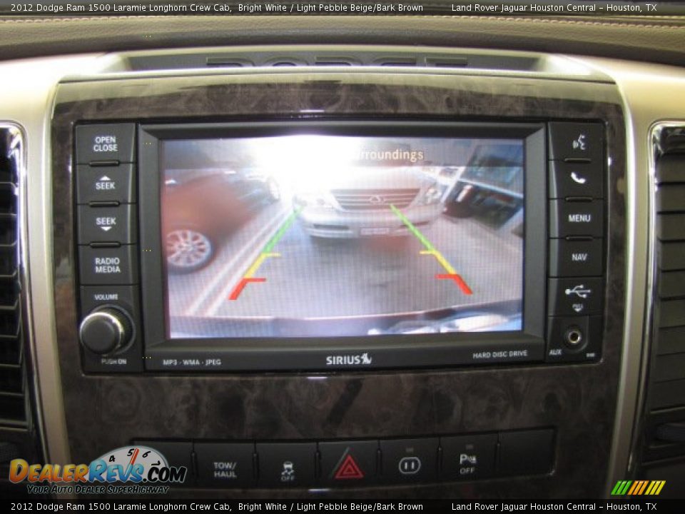 2012 Dodge Ram 1500 Laramie Longhorn Crew Cab Bright White / Light Pebble Beige/Bark Brown Photo #25