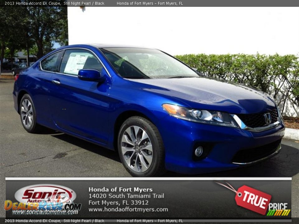 2013 Honda Accord EX Coupe Still Night Pearl / Black Photo #1