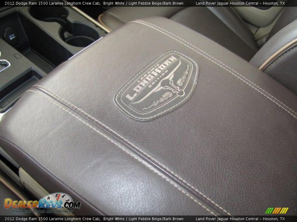 2012 Dodge Ram 1500 Laramie Longhorn Crew Cab Bright White / Light Pebble Beige/Bark Brown Photo #27