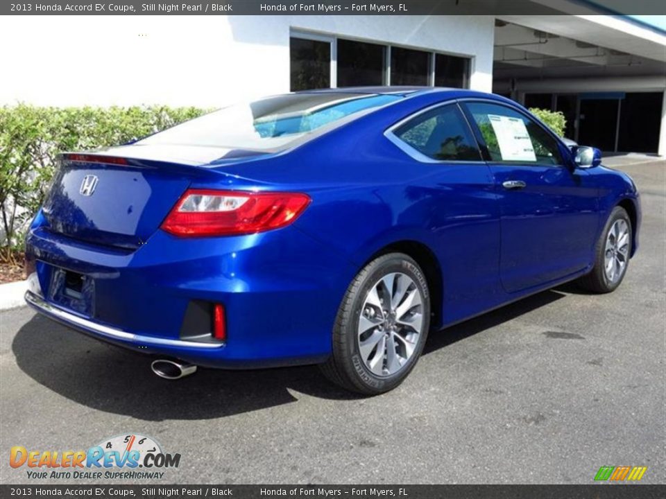 2013 Honda Accord EX Coupe Still Night Pearl / Black Photo #3