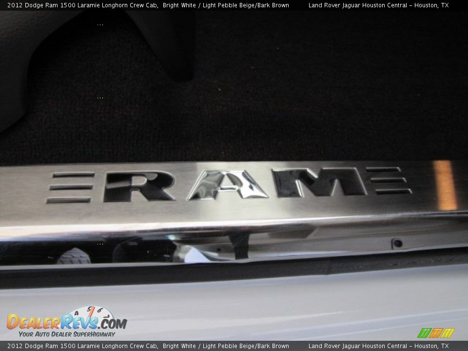 2012 Dodge Ram 1500 Laramie Longhorn Crew Cab Bright White / Light Pebble Beige/Bark Brown Photo #32
