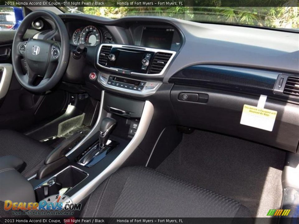 2013 Honda Accord EX Coupe Still Night Pearl / Black Photo #5