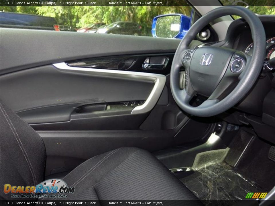 2013 Honda Accord EX Coupe Still Night Pearl / Black Photo #6