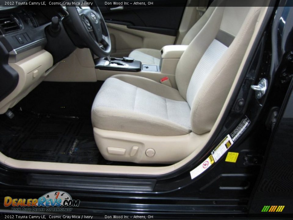 2012 Toyota Camry LE Cosmic Gray Mica / Ivory Photo #9