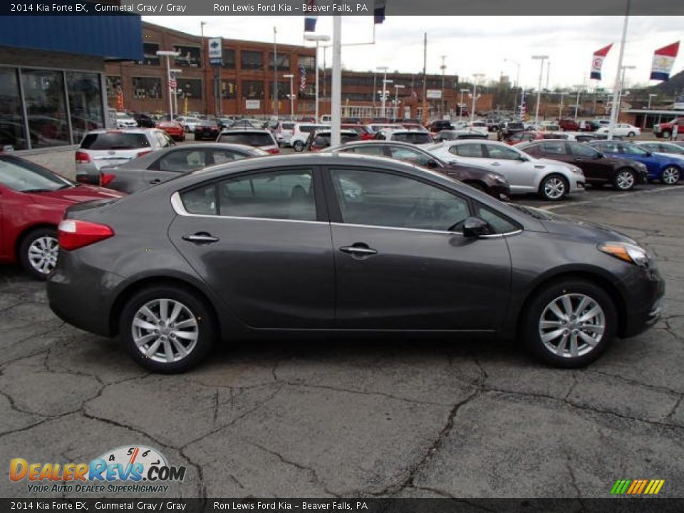 2014 Kia Forte EX Gunmetal Gray / Gray Photo #1