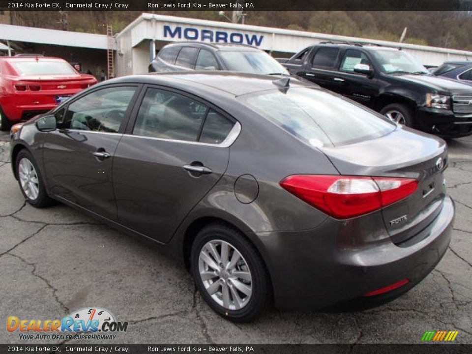 2014 Kia Forte EX Gunmetal Gray / Gray Photo #6