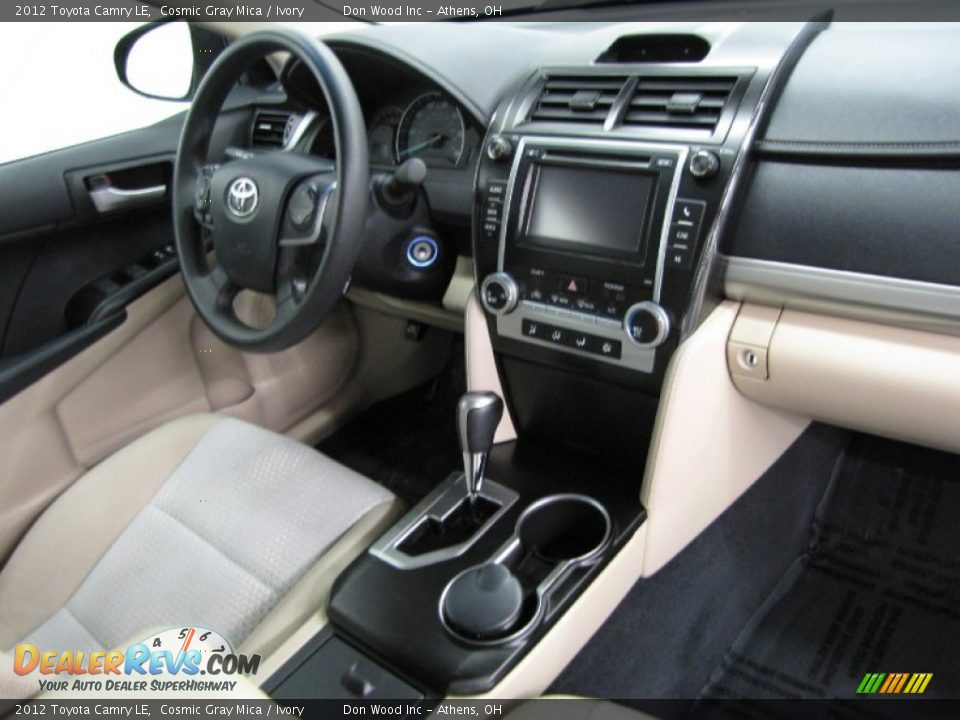 2012 Toyota Camry LE Cosmic Gray Mica / Ivory Photo #26