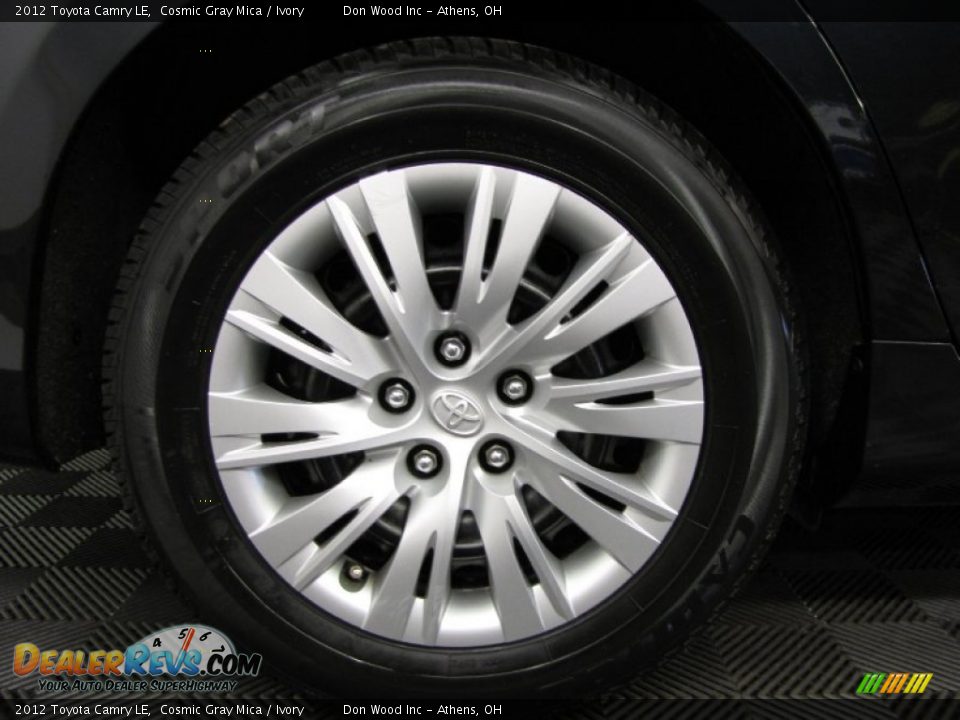 2012 Toyota Camry LE Cosmic Gray Mica / Ivory Photo #27