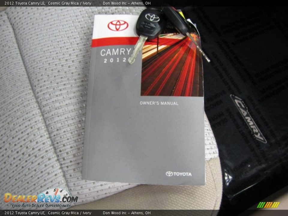 2012 Toyota Camry LE Cosmic Gray Mica / Ivory Photo #31