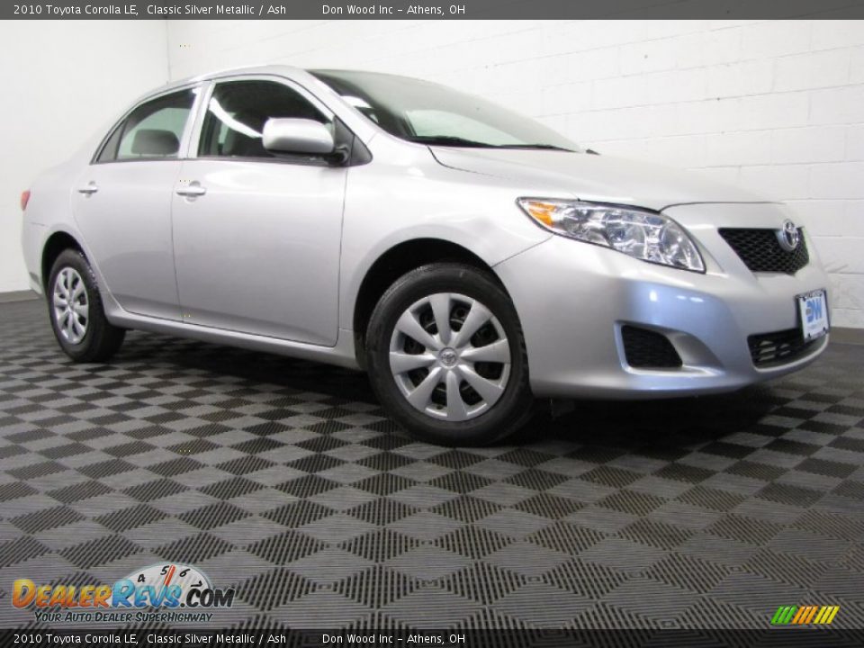 2010 Toyota Corolla LE Classic Silver Metallic / Ash Photo #1