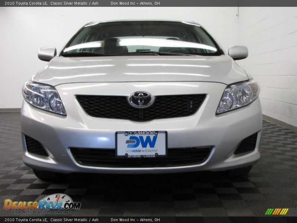 2010 Toyota Corolla LE Classic Silver Metallic / Ash Photo #2