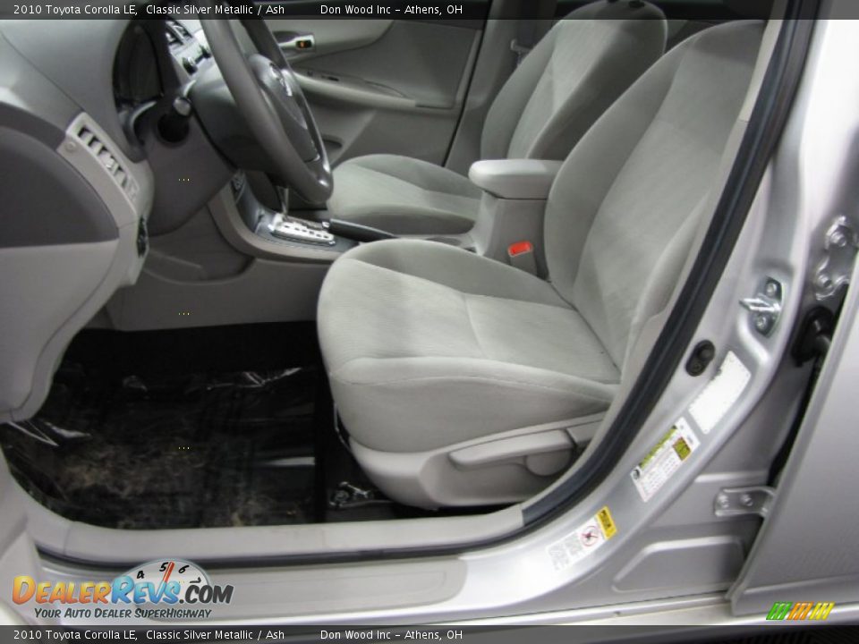 2010 Toyota Corolla LE Classic Silver Metallic / Ash Photo #6