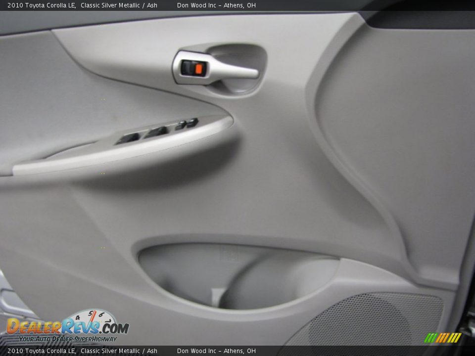 2010 Toyota Corolla LE Classic Silver Metallic / Ash Photo #10