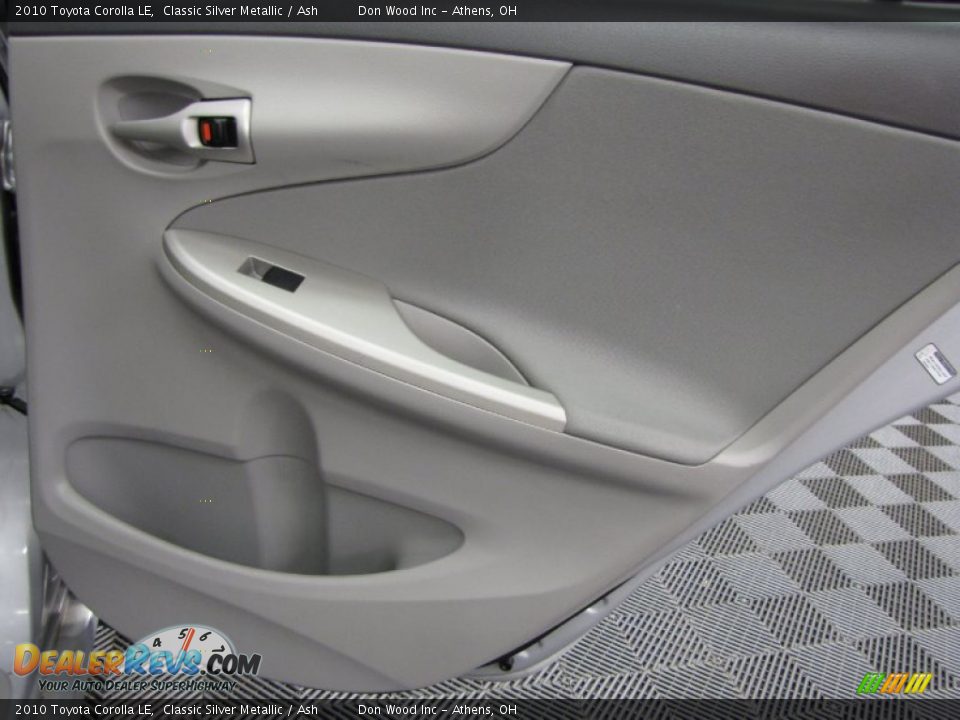 2010 Toyota Corolla LE Classic Silver Metallic / Ash Photo #13