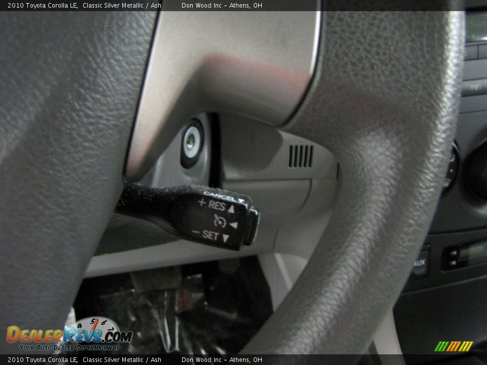 2010 Toyota Corolla LE Classic Silver Metallic / Ash Photo #16