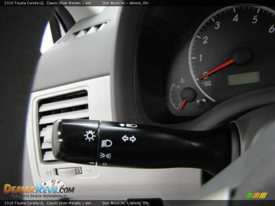 2010 Toyota Corolla LE Classic Silver Metallic / Ash Photo #17