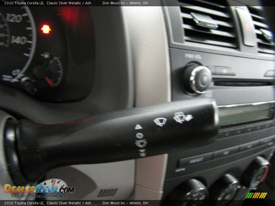 2010 Toyota Corolla LE Classic Silver Metallic / Ash Photo #18