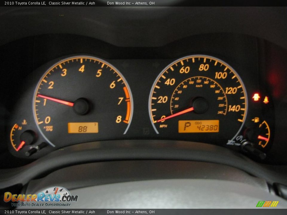 2010 Toyota Corolla LE Classic Silver Metallic / Ash Photo #19