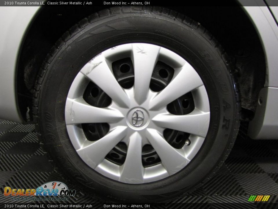 2010 Toyota Corolla LE Classic Silver Metallic / Ash Photo #23