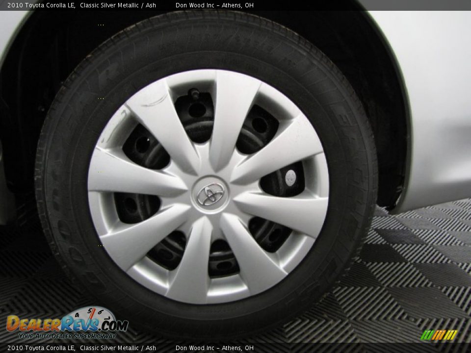2010 Toyota Corolla LE Classic Silver Metallic / Ash Photo #25